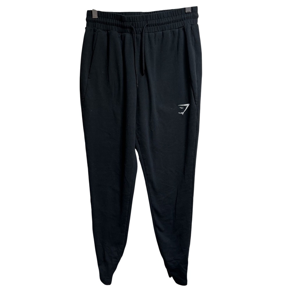 Gymshark Mens Black Tapered Joggers‎ Sweatpants Size Small #891